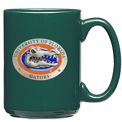 Heritage Pewter University of Florida 15 oz. Coffee Mug | Mug for Coffee, Beverages | Intricately Crafted Metal Pewter Inlay