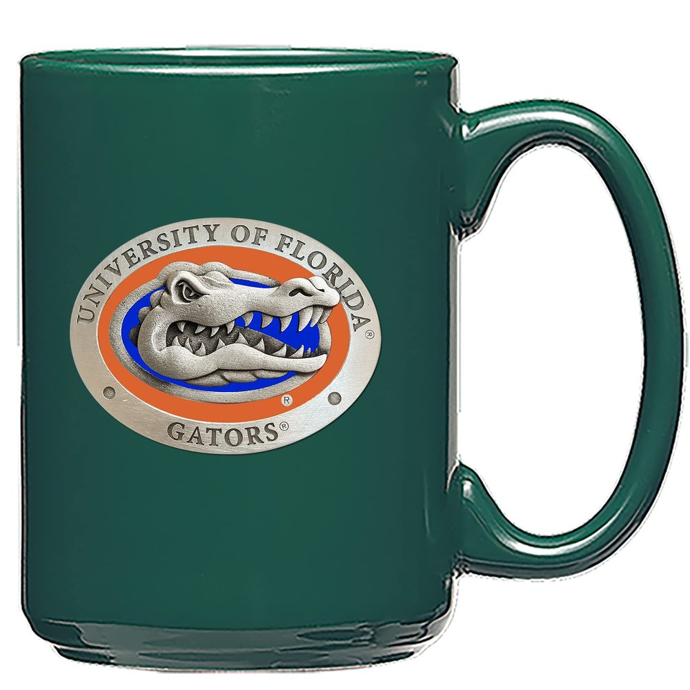 Heritage Pewter University of Florida 15 oz. Coffee Mug | Mug for Coffee, Beverages | Intricately Crafted Metal Pewter Inlay