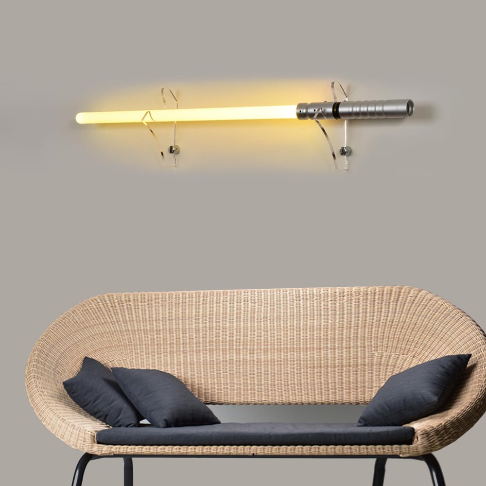 BYTOTU Light saber wall mount holder - 6mm thick acrylic, capable of bearing 30 pounds, used for lightsaber display