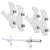 BYTOTU Light saber wall mount holder - 6mm thick acrylic, capable of bearing 30 pounds, used for lightsaber display view 2