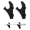 BYTOTU Lightsaber Rack - Black Plexiglass Lightsaber Holder view 2
