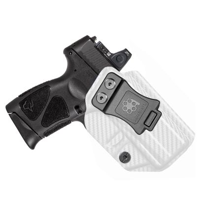 Amberide Taurus G3C/G2C/G2S/PT111 G2/PT140 IWB Holster,Tough KydexBoltaron Inside Waistband Holster for Taurus 9mm/.40 Pistols, Defined Retention Click,030Cant Adjustment,Optics-Ready Compatible