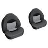 Wise 3303-860 Pro-Angler Series Bass Bucket Seat 2-Piece Set Charcoal/Black/Marble Grey view 1