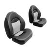 Wise 3303-860 Pro-Angler Series Bass Bucket Seat 2-Piece Set Charcoal/Black/Marble Grey view 3