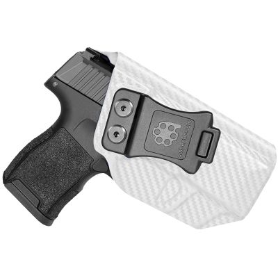 Amberide Sig P365/P365 SAS/P365X IWB Holster, Kydex-Boltaron Inside Waistband Fit Sig P365 9mm, Secure Retention, Quick Draw, 030 Cant