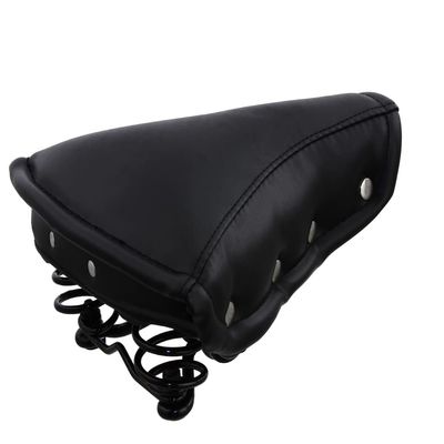 ALTALINE Bike Bicycle 8" Wide Saddle Touring Seat Vinyl Seat Spring-Loaded