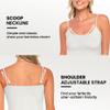 ACTIVE UNIFORMS Women's Soft and Breathable Cotton Stretch Camisole with Adjustable Strap Tank Top (Heather Grey, X-Small) view 3