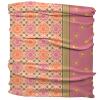 Karma Pink Sunburst Headband for Women - Medium - Fabric Headband and Stretchy Hair Scarf - Pink view 2