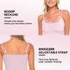 ACTIVE UNIFORMS Women's Soft and Breathable Cotton Stretch Camisole with Adjustable Strap Tank Top (Pink, Medium) view 3