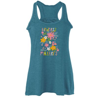 Karma, Womens Casual Tank Tops, Sleeveless Flowy Tank Top, Relaxed Fit Tank Top, Kindness Matters, Small US