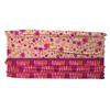 Karma Peach Split Floral Headband for Women - Thin - Fabric Headband and Stretchy Hair Scarf - Berry/Pink view 2