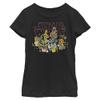 STAR WARS girls Star Wars Greenhouse Short Sleeve Tee T Shirt, Black, X-Small US view 1