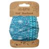 Karma Blue/Split Medallion Headband for Women - Medium - Fabric Headband and Stretchy Hair Scarf - Blue view 1