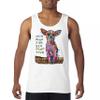 in My Mind I'm Six Foot Five Tank Top Dean Russo Chihuahua Men's Top White Small view 2