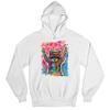 Tee Hunt Dean Russo Cosmic Trash Panda Sweatshirt Funny Weird Hippie Hoodie White Small view 1