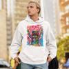 Tee Hunt Dean Russo Cosmic Trash Panda Sweatshirt Funny Weird Hippie Hoodie White Small view 2