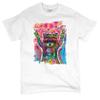 Dean Russo Cosmic Trash Panda T-Shirt Funny Weird Hippie Men's Tee White Small view 1