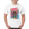 Dean Russo Cosmic Trash Panda T-Shirt Funny Weird Hippie Men's Tee White Small view 2