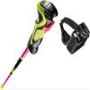 LEKI Unisex Adult Ski Poles, Neon Pink/Black/Neon Yellow, 100 view 2
