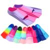 Foyinbet Kids Swim Fins,Short fin Swim Training Flippers for Lap Swimming Snorkelling for Child Girls Boys Teens XS view 1