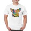 Dean Russo Funny Cute Pig T-Shirt Farm Piglet Lover Barn Men's Tee White Small view 2