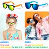 Kids Sunglasses Bulk for Ages 3-5 4-8 8-12 & Adults, 32 Pack Party Favors Neon Sunglasses with UV400 Protection, Great Gift for Birthday Supplies, Beach, Summer Pool Party, Goody Bag for Boys Girls view 2