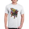 Dean Russo Pit Bull T-Shirt Dog Paw Some Angels Have Fur Men's Tee Ash Gray XX-Large view 1