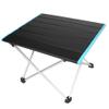 420 Folding Camping Table, Camping Lightweight Table Aluminum Side Mini Outdoor 13.7x16.1x11.8in view 1
