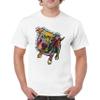 Dean Russo Pit Bull T-Shirt Dog Paw Some Angels Have Fur Men's Tee White Small view 1