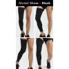 Blaward Padded Knee Compression Sleeves Long Leg Sleeve Calf Protection for Basketball, Football, Volleyball, Soccer Knee Pads Shin Brace Soft Protective Gear Calf Support for Youth Adult, 1 Pair view 3