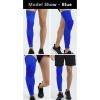 Padded Knee Compression Sleeves Long Leg Sleeve Calf Protection for Basketball, Football, Volleyball, Soccer Knee Pads Shin Brace Soft Protective Gear Calf Support for Youth Adult, 1 Pair view 2