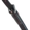 Equinavia Saga Adjustable Leather Running Martingale with Stainless Steel Hardware - Chocolate Brown - Horse view 4