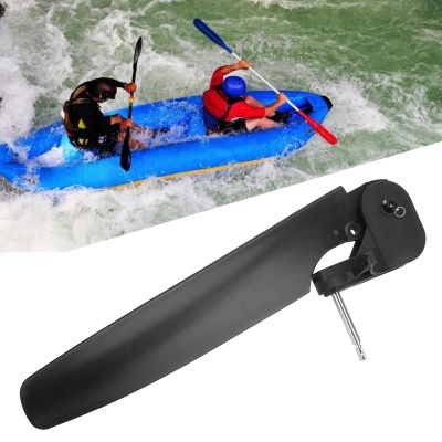 DAUERHAFT Adjustable Kayak Tail Rudder and Canoe Rudder Rustproof 304 Stainless Steel with Rubber for Fishing Boats