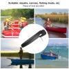 DAUERHAFT Adjustable Kayak Tail Rudder and Canoe Rudder Rustproof 304 Stainless Steel with Rubber for Fishing Boats view 4
