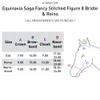 Equinavia Saga Adjustable Padded Fancy Stitched Figure 8 Bridle with Reins - Chocolate Brown - Cob view 2