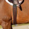 Equinavia Valkyrie Fancy Stitched Padded Leather Hunter Girth - Oakbark Brown - 52 in view 3