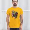 Dean Russo Pit Bull T-Shirt Dog Paw Some Angels Have Fur Men's Tee Yellow XX-Large view 4