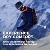 DEXFUZE DexShell Waterproof Gloves StretchFit v1, Three-Layer Lamination, Merino Wool Lined, Slim Fit  Lightweight Unisex Gloves for Ski, Snowboarding & Winter Sports, Black, X-Large view 2