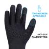 DEXFUZE DexShell Waterproof Gloves StretchFit v1, Three-Layer Lamination, Merino Wool Lined, Slim Fit  Lightweight Unisex Gloves for Ski, Snowboarding & Winter Sports, Black, X-Large view 4