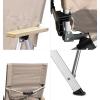 YJYLYHY 2PS Outdoor Portable Folding Chair,Camping Chair, Beach Chair,Fishing Chair,Travel Chair,Director Chair,Sketch Chair 96x67x42cm (Color : Beige) view 4