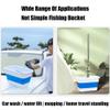 DYK&NX Rechargeable Fish Bucket, Foldable Live Fishbox, Air Pump Fishing Bucket, Multi-Functional Live Fish Bait Bucket, Outdoor Camping Fishing Bag and Fish Protection view 4