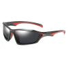 willochra full lens Reading Polarized Sunglasses Anti UV400 Sport driving Outdoor Glasses Fishing sports safety readers goggles (black red, 2.5, multiplier_x) view 1