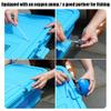DYK&NX Collapsible Fishing Bucket, Foldable Fish Bucket, Rechargeable Air Pump, Live Fish and Bait Container Outdoor Camping Fishing Bag and Fish Protection Bucket view 4