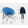 KKNH Folding Chair Round Folding Chair Compact Folding Camping Chair Portable Chair Suitable for Camping,Barbecue,Hiking,Beach,Picnic Outdoor Patio Lawn Picnic view 3