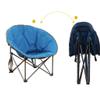 KKNH Folding Chair Round Folding Chair Compact Folding Camping Chair Portable Chair Suitable for Camping,Barbecue,Hiking,Beach,Picnic Outdoor Patio Lawn Picnic view 4