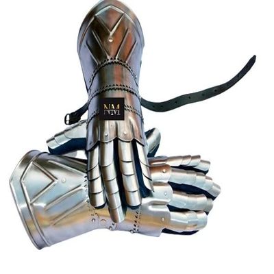 Gothic Gauntlet Armour Fully Functional Finger Cosplay LARP Reenactment
