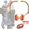 wzfdm Stainless Steel Tree Climbing Tool, Tree Climbing Gear,Pole Climbing Spikes Adjustable Climbing Tree Shoes Non-Slip Pedal,300Model view 1