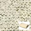 Hunting Camo Netting, Shade Net, Beige Camouflage Net 2m 3m 4m 5m 6m 7m 8m 9m 10m, Military Camouflage Netting, for Camping, Garden, Pergola, Sunscreen, Party Decoration,Beige-3x5m(9.8 * 16.4ft) view 1