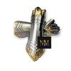 Gothic Gauntlet Armour Brass Decor Fully Functional Finger Armor for Cosplay LARP Reenactment view 3