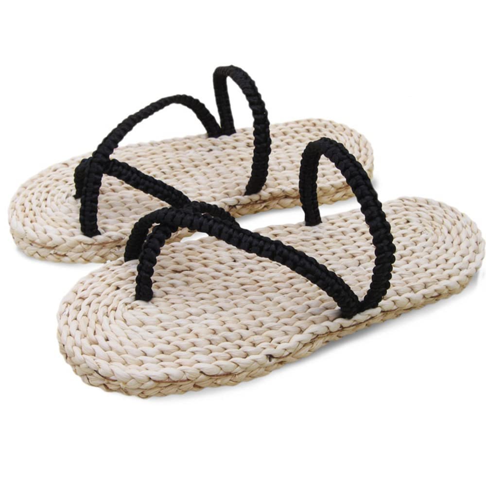ZNZXYCOS US Size Adult Anime Cosplay Straw Sandals Shoes Halloween Cosplay Accessories (US 11)